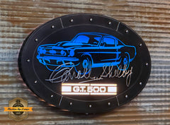 Steampunk Industrial / Carroll Shelby GT500 / Wall Sconce Art / Oval / Automotive / #5