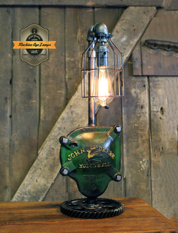 Steampunk Industrial / John Deere Gear Case Cover / Gear / Farm / Lamp #4401