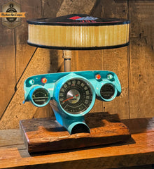 Steampunk Industrial / Antique 1957 Chevy Bel Air Dash / Hot rod / Automotive / Lamp #4411