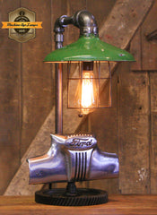 Steampunk Industrial  / Antique Ford Truck Emblem / 1950's  / Automotive  / Lamp #4255