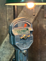 Steampunk Industrial / Gear Base / Parking Meter Desk Lamp / MI-CO PARKING METER / Automotive / #4250