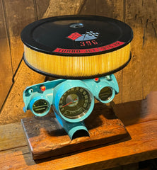 Steampunk Industrial / Antique 1957 Chevy Bel Air Dash / Hot rod / Automotive / Lamp #4411