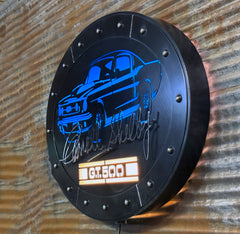 Steampunk Industrial / Carroll Shelby GT500 / Wall Sconce Art / Oval / Automotive / #5