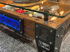 Steampunk Industrial / Carroll Shelby / 427 Manifold / Valve Cover / Automotive / coffee Table #4250