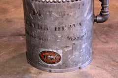 Steampunk Industrial / Antique Water Tank / Barnwood Top / Gauge - Table #4445