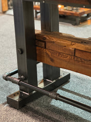 Steampunk Industrial / Bar / Hostess Stand / Table / Pub / Cabin Timber / #4360B