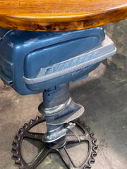 Steampunk Industrial / Antique Evinrude Boat Motor / Nautical / Marine / Cabin / Pub Table / #4385