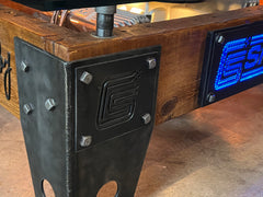 Steampunk Industrial / Carroll Shelby / 427 Manifold / Valve Cover / Automotive / coffee Table #4115
