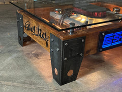 Steampunk Industrial / Carroll Shelby / 427 Manifold / Valve Cover / Automotive / coffee Table #4115
