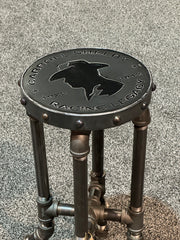 Steampunk Industrial / Carrol Shelby heritage, barstools / Stool / Bar /  #4400