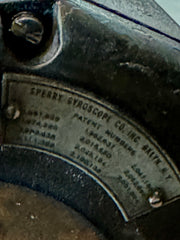 Steampunk / Vintage p-51 Instrument Panel Lamp / Compass / Aviation / Airplane / WW2 / #4266