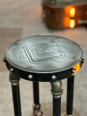 Steampunk Industrial / Carrol Shelby heritage, barstools / Stool / Bar /  #4401