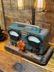 Steampunk Industrial / Sun Automotive Meter / Charger / Chicago / Lamp #4238