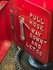 Steampunk Industrial Machine Age Lamp / Fireman / Police / Antique Call box / Alarm / Lamp #4251