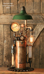 Steampunk Industrial, Fire Extinguisher Lamp - #849