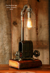 Steampunk, Industrial Steam Gauge Lamp Henricks Magneto  #520 - SOLD