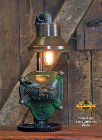 Steampunk Industrial / John Deere Gear Case Cover / Gear / Lamp #2539 sold