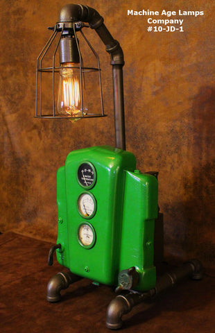 Steampunk Lamp John Deere Farm #10-JD-1 - SOLD
