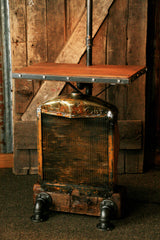 Steampunk Industrial Minneapolis Moline Farm Tractor Floor Table Stand Lamp - #737 - SOLD