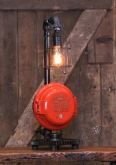 Steampunk Industrial / Fire Alarm Call Box Switch / Gear Base / Fireman / #3590 sold