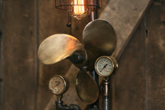 Steampunk Industrial / Antique boat propeller / Nautical / Marine / Lamp #1897