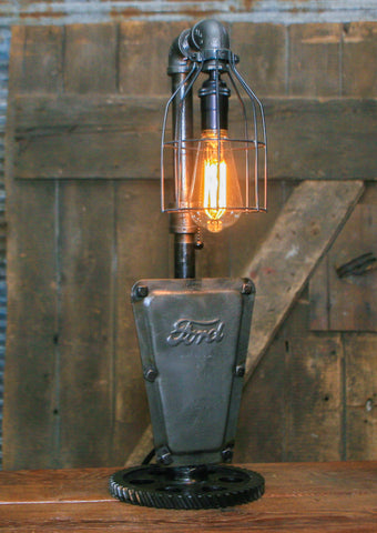Steampunk Industrial / Antique 1920's Ford Model T / Automotive / Lamp #4018
