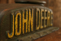Steampunk Industrial Lamp, Antique John Deere Farm Tractor B - # sold