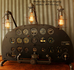 WWII Link Trainer Aviation Instrument Control Panel Lamp CC #29 - SOLD