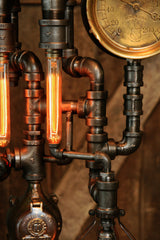 Steampunk Industrial, Steam Gauge Brass Oiler #846