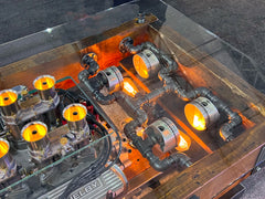 Industrial / "Coffee Table Height / Carroll Shelby 289 Engine / Table Ford Shelby / Automotive / Table #002