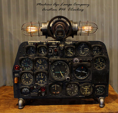 Antique Aviation F86-Sabre Jet Fighter Instrument Control Panel Display Lamp #cc46 sold