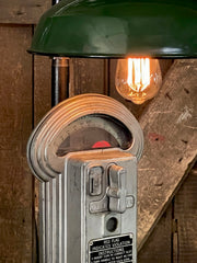 Steampunk Industrial / Parking Meter / Duncan Miller / Shade / Automotive / Lamp #3567 sold