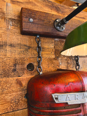 Antique Farmall International  Tractor Farm Wall Sconce /  Lamp #3951