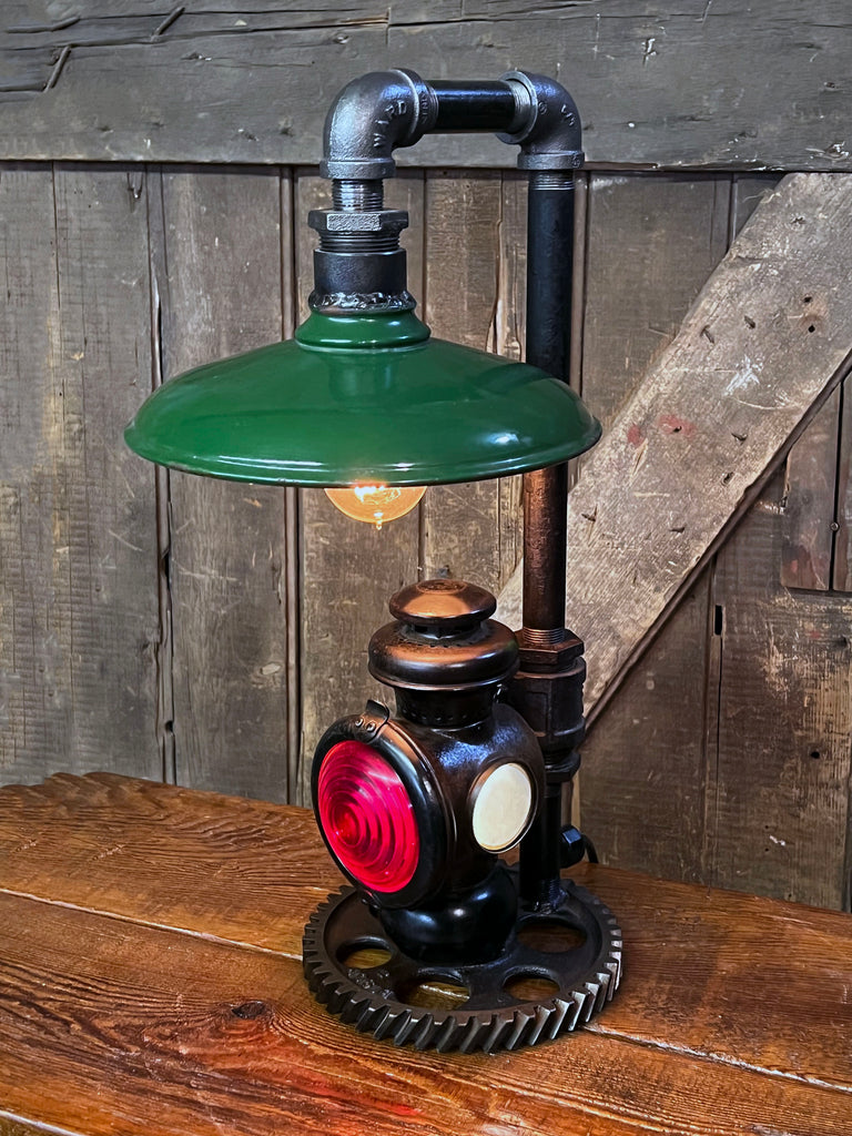Steampunk Industrial / Antique Ford Model T Taillight / Automotive  / Lamp #4011