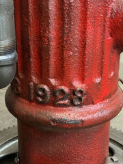 Steampunk Industrial / Fire Hydrant / Floor Lamp / Steam Gauge / Lamp #2572