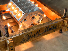 Steampunk Industrial / Carroll Shelby / 427 Engine Block  / Automotive / Barnwood / coffee Table #3330