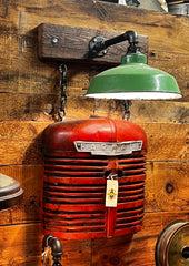 Antique Farmall International  Tractor Farm Wall Sconce /  Lamp #3951