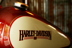 Steampunk Industrial Lamp, Harley Davidson Motorcycle Gas Tank #592 - SOLD