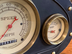 Steampunk Industrial / Antique Vintage Gauges / Automotive  / Rat  Hot rod / Lamp #3206