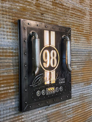 Steampunk Industrial / Carroll Shelby / Wall Sconce Art / ** Muffler ** / Automotive /  #13 of #50