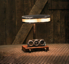 Steampunk Industrial / Vintage Stewart Warner Gauges / Automotive / Lamp #2711