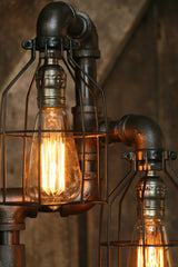 Steampunk Industrial, Steam Gauge Lamp, #434 - SOLD