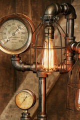 Steampunk Lamp Industrial MM Tractor Light Farm Minneapolis Moline, #621