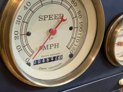 Steampunk Industrial / Antique Vintage Gauges / Automotive  / Rat  Hot rod / Lamp #3206