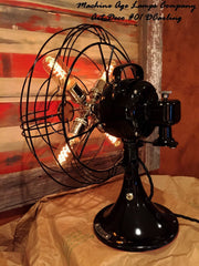 Steampunk Art Deco Antique General Electric Fan Lamp #DC1 - SOLD