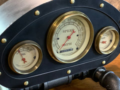 Steampunk Industrial / Antique Vintage Gauges / Automotive  / Rat  Hot rod / Lamp #3206
