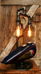 Steampunk Tank Lamp Vintage c1930 Chief Motorcycle  Gas Tank - #422 - SOLD