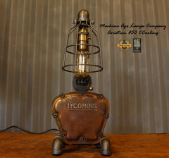 Aviation / Vintage Aircraft Airplane Magnetic Compass /  lycoming Engine Cover  / Lamp / #cc50 sold
