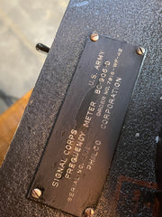 Steampunk Antique Lamp / Navy / Signal Corps Frequency Meter / Light Lamp #3611