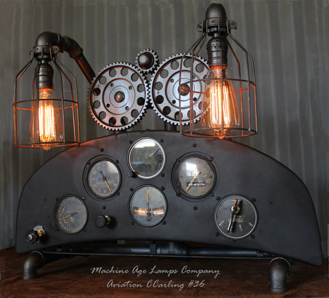 Vintage Aircraft  Instrument Control Panel Lamp CC #36 - SOLD